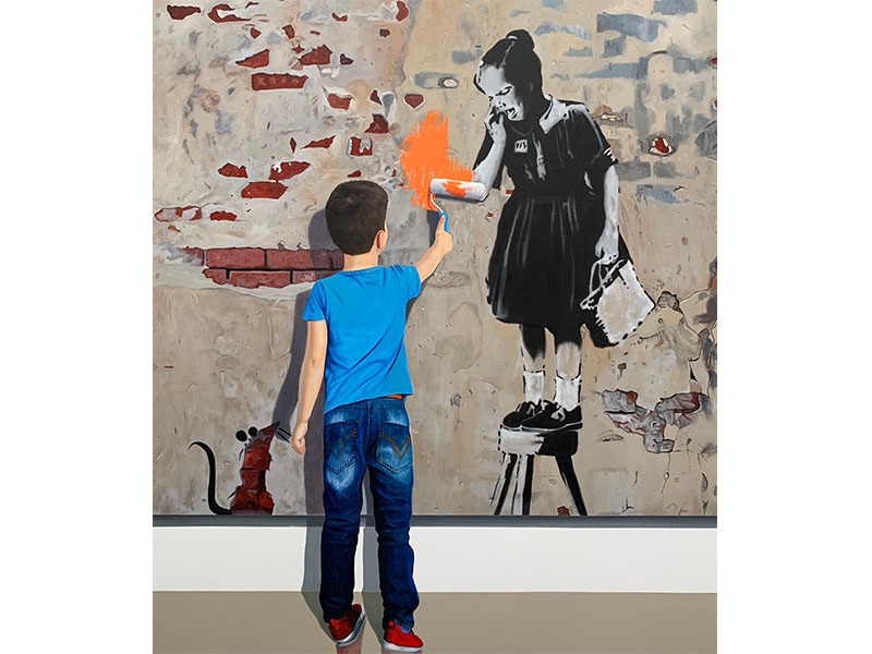 Javier Caraballo - arte loft galeria - cuadros decorativos - pinturas al óleo - pinturas de niños