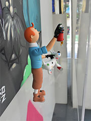 Tintin, pintura contemporanea, espacio, decoracion, arte loft galeria
